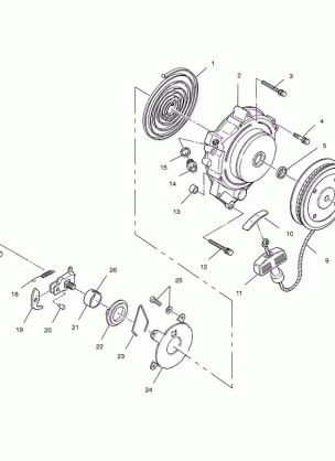 RECOIL STARTER - A02BA25CA / CB / CD (4969896989C11)