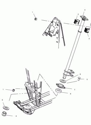 STEERING POST - A02BA25CA / CB / CD (4969896989B07)