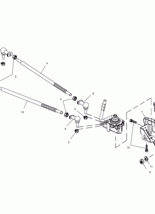 GEAR SELECTOR MOUNTING - A02CB32AA / AB / FC (4970107010C08)