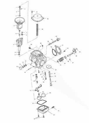 CARBURETOR - A02CB32AA / AB / FC (4970107010D01)