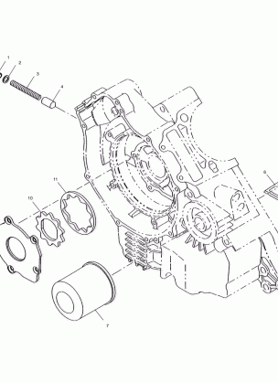 OIL PUMP AND OIL FILTER - A02CB32AA / AB / FC (4970107010D05)