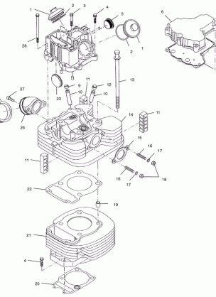 CYLINDER - A02CB32AA / AB / FC (4970107010C13)