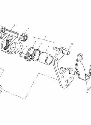 FRONT BRAKE - A02CD32AA / AB / AC (4970147014A11)