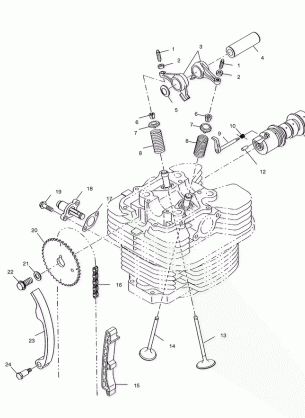 INTAKE and EXHAUST - A02CD32AA / AB / AC / FB (4970147014D09)