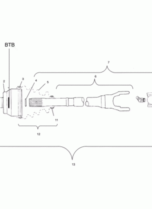 DRIVE SHAFT - A02CD32AA / AB / AC (4970147014B07)