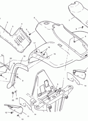 FRONT CAB - A02CD32AA / AB / AC / FB (4970147014A05)