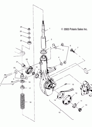 FRONT STRUT - A02CD32AA / AB / AC (4949304930B005)