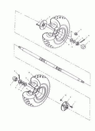 REAR WHEEL - A02BA50AA / AB (4969976997B06)