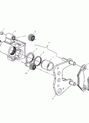 FRONT BRAKE - A02CD50AA / AB / FB (4970197019C02)