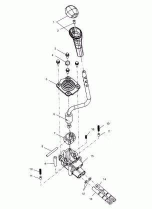 GEAR SELECTOR - A02CD50AA / AB / FB (4970197019D01)