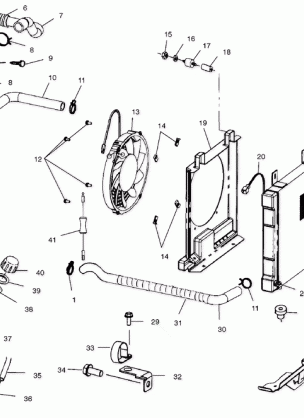 COOLING SYSTEM - A02CD50AA / AB / FB (4970197019A10)