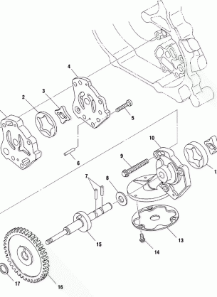 OIL PUMP - A02CD50AA / AB / FB (4970197019E01)