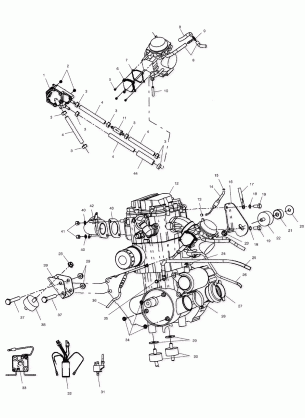 ENGINE MOUNTING - A02CD50AA / AB / FB (4970197019A13)