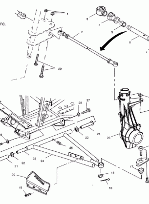 A-ARM / STRUT MOUNTING - A02CD50AA / AB / FB (4970197019B08)