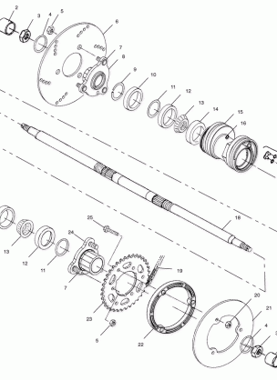 REAR HOUSING - A02CG25CA (4969856985B11)