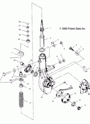 FRONT STRUT - A02CG25CA (4954855485B006)