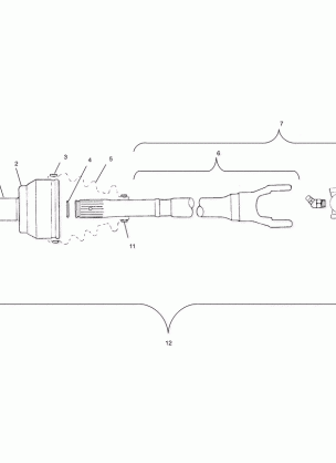 DRIVE SHAFT - A02CH42AA (4968536853B05)