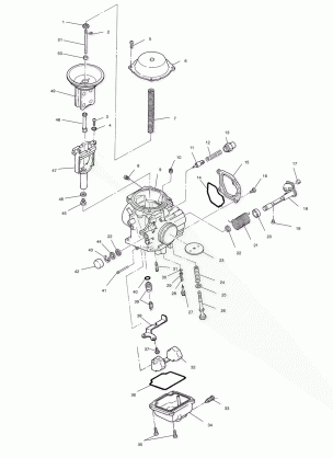 CARBURETOR - A02CH42AA (4968536853D07)