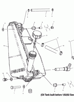 OIL TANK (If Built After 1 / 02 / 02) - A02CH50 ALL OPTIONS (4967436743E08)