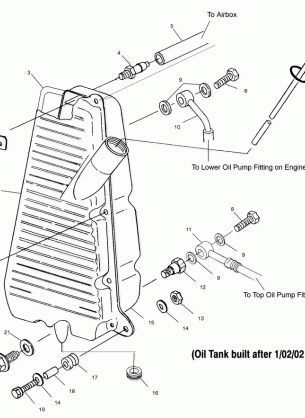 OIL TANK (If Built Before 1 / 02 / 02) - A02CH50 ALL OPTIONS (4967436743C02)