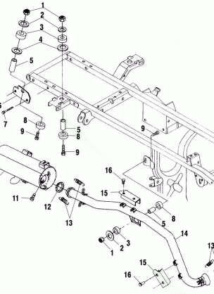 EXHAUST SYSTEM - A02CH50 ALL OPTIONS (4967436743A11)