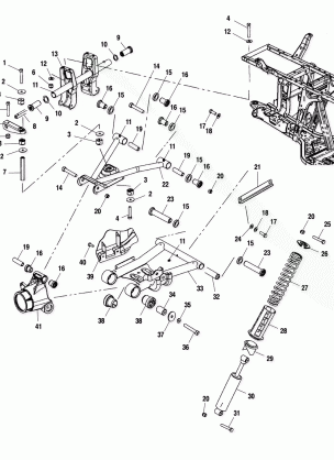 REAR SUSPENSION - A02CH68AA / AB / AC / CA / CB (4966346634C05)