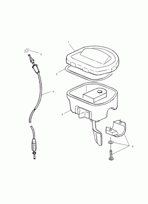 CONTROLS - THROTTLE ASM / CABLE - A02CK32AA (4970287028B07)