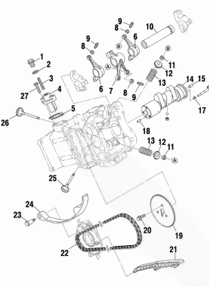 INTAKE and EXHAUST - A02CK42AA / AB (4970327032C10)