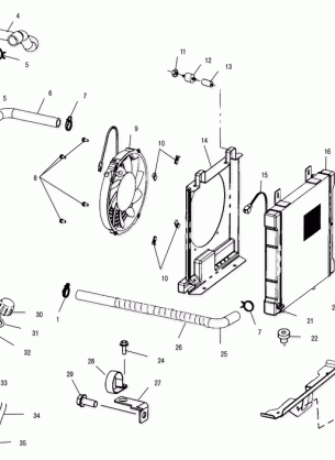 COOLING SYSTEM - A02CK42AA / AB (4970327032A09)