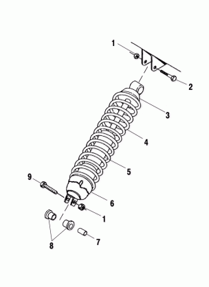 SHOCK MOUNTING - A02CK42AA / AB (4970327032C05)