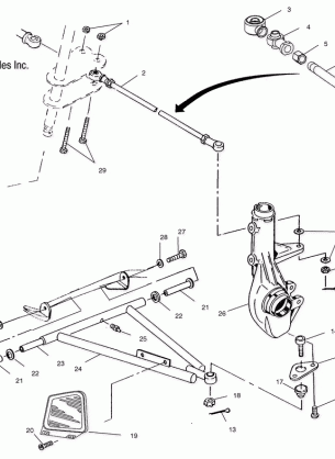 A-ARM / STRUT MOUNTING - A02CL50AA / DA (4967986798B05)