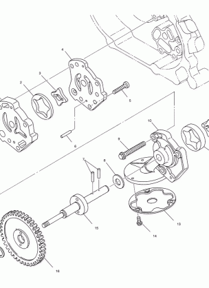 OIL PUMP - A02CL50AA / DA (4967986798D12)