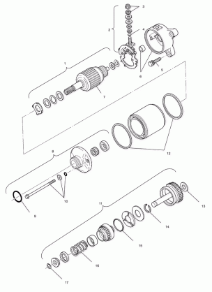 STARTING MOTOR - A02CL50AA / DA (4967986798E01)