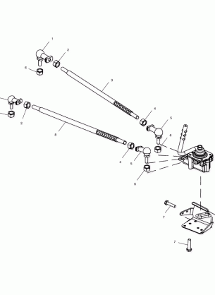 GEAR SELECTOR MOUNTING - A02CL50AA / DA (4967986798C12)
