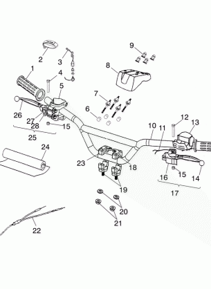 HANDLEBAR - A02EA05CA (4970857085B11)