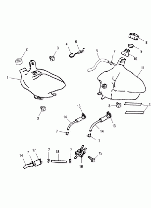 OIL TANK / FUEL TANK - A02EA05CA (4970857085B05)