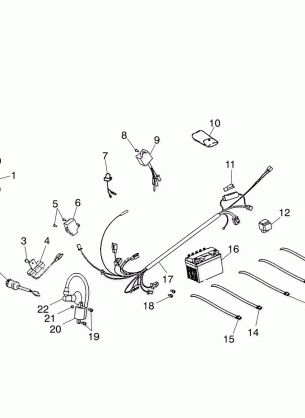 ELECTRICAL PARTS - A02EA05CA (4970887088C03)