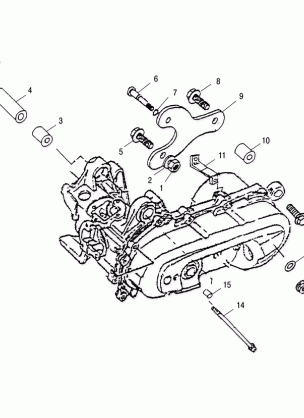 ENGINE BRACKET - A02EA05CA (4970887088A14)