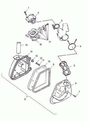 AIR CLEANER - A02EA09CA / CB / CC (4970887088A07)