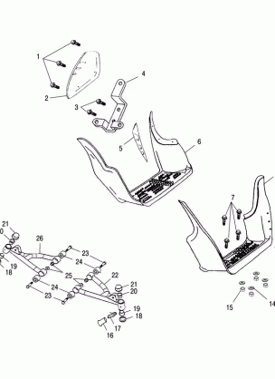 SWING ARM / FOOTREST - A02EA09CA / CB / CC (4970857085B03)