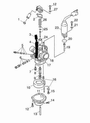 CARBURETOR - A02EA09CA / CB / CC (4970857085A08)