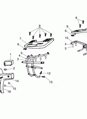 BUMPER / RACKS - A02FA09CA / CB / CC (4967626762B002)