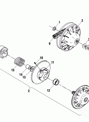 DRIVEN CLUTCH - C02CD50AC (4972407240C05)