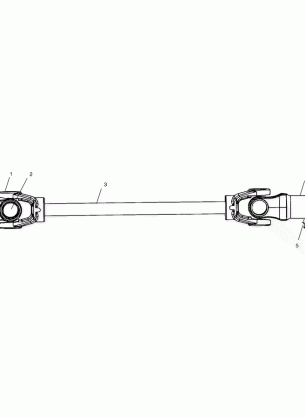 FRONT PROP SHAFT - C02CD50AC (4972407240B05)