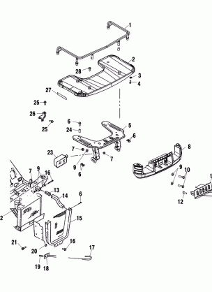 FRONT RACK and BUMPER MOUNTING - C02CD50AC (4972407240A07)