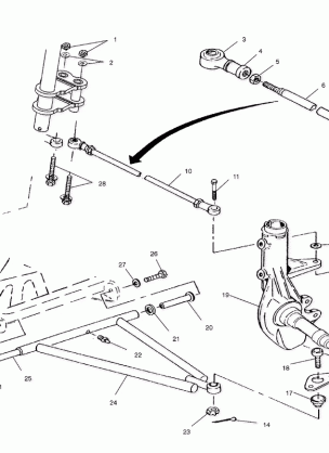 A-ARM / STRUT MOUNTING - A02BA50AA / AB (4969976997B02)