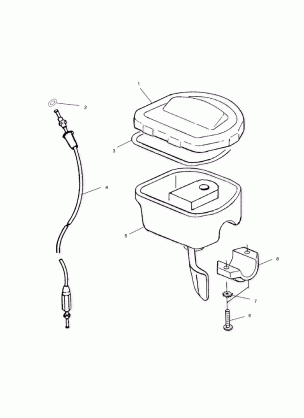 CONTROLS - THROTTLE ASM. / CABLE - A02BA50AA / AB (4969976997B05)