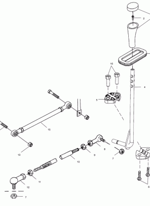 GEAR SELECTOR - A02BA50AA / AB (4969976997C06)