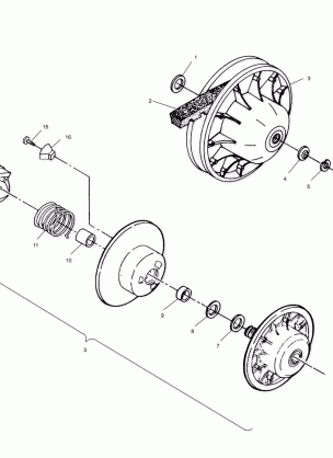 DRIVEN CLUTCH - C02CL50AB (4972367236C05)