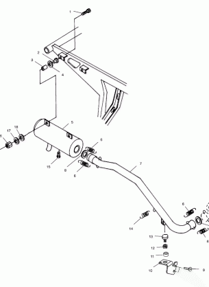 EXHAUST SYSTEM - A02BA50AA / AB (4969976997A08)